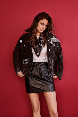 Taylor Hill - photoshoot for TOPSHOP Autumn/Winter Campaign