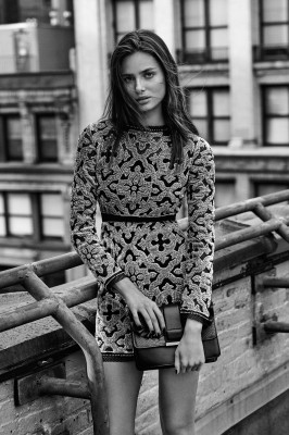 Taylor Hill - photoshoot for TOPSHOP Autumn/Winter Campaign