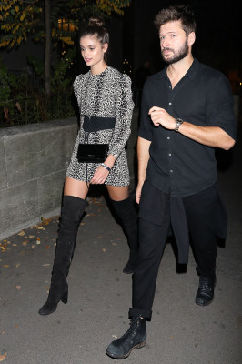 Taylor Hill At Carine Roitfeld Party, Spring Summer 2018, Paris Fashion Week