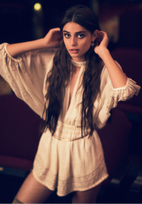 Taylor Hill - photoshoot for FREE PEOPLE CAMPAIGN