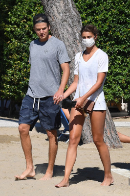 Taylor Hill at the beach during the 77th Venice Film Festival | 03.09.2020