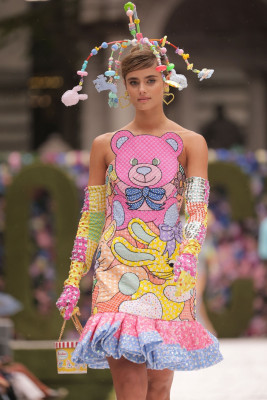 Taylor Hill - Moschino S/S 2022 Runway Show at NYFW 09/09/2021