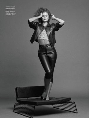Taylor Hill by Nico Bustos for Vogue Greece // January 2021