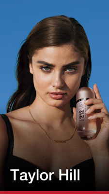 Taylor Hill for Carolina Herera 212