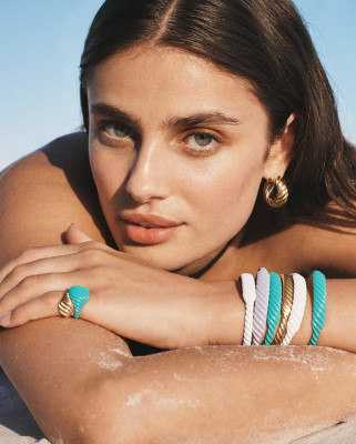 Taylor Hill ~ DAVID YURMAN SCULPTED CABLE COLLECTION AUGUST 2023