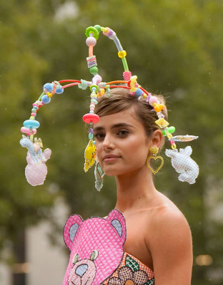Taylor Hill - Moschino S/S 2022 Runway Show at NYFW 09/09/2021