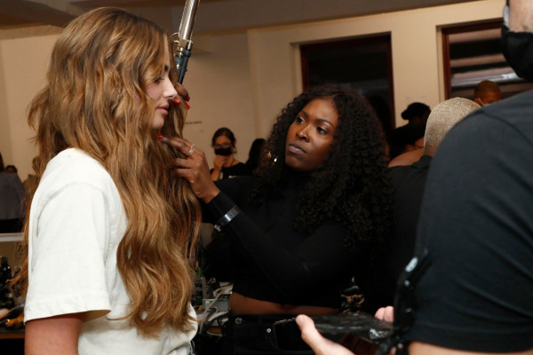 Taylor Hill - LaQuan Smith Spring 2022 Ready-to-Wear Collection
