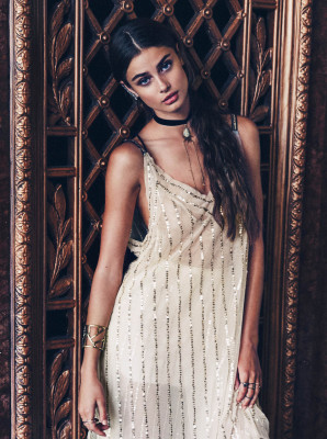 Taylor Hill - photoshoot for FREE PEOPLE CAMPAIGN