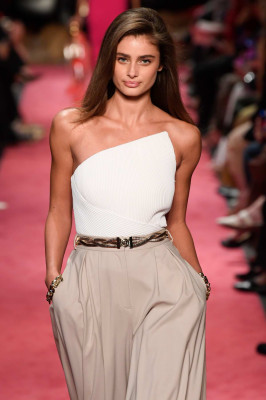 Taylor Hill - Brandon Maxwell Spring/Summer 2019 Fashion Show in New York