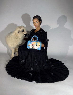 Taylor Russell by Juergen Teller for Loewe x Howl&#039;s Moving Castle Spring 2023