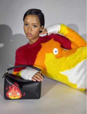 Taylor Russell by Juergen Teller for Loewe x Howl&#039;s Moving Castle Spring 2023