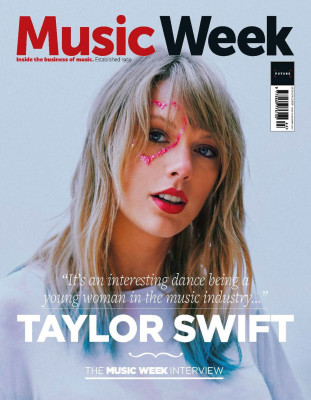 TAYLOR SWIFT on the Cover of Music Week Magazine, November 2019