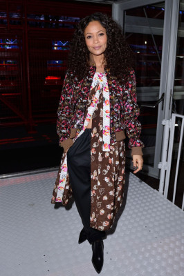 Thandie Newton-Louis Vuitton show during Paris Fashion Week