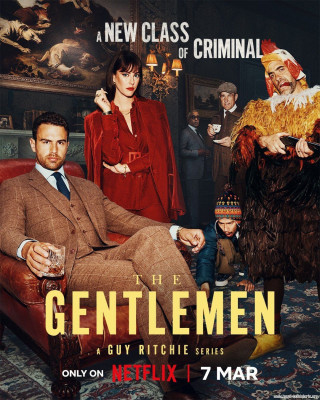 Theo James &amp;amp; Kaya Scodelario from &quot;The Gentlemen&quot; 2024 Posters