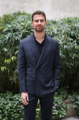 Theo James - Giorgio Armani Menswear Fall/Winter 2023 Fashion Show in Milan