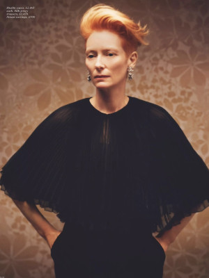 Tilda Swinton by Nikolai von Biscmarck for Vogue UK // Feb 2021