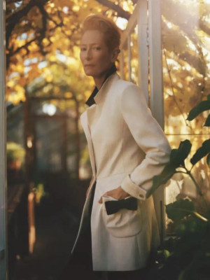 Tilda Swinton by Nikolai von Biscmarck for Vogue UK // Feb 2021