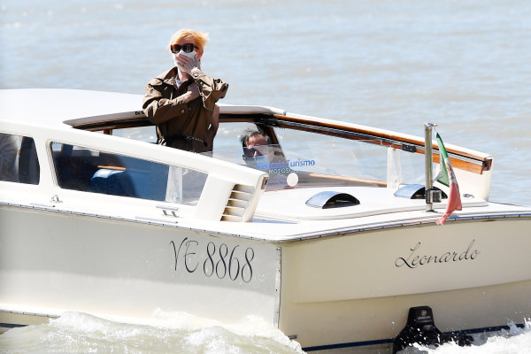Tilda Swinton is seen arriving at Venice Airport | 01.09.2020