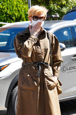 Tilda Swinton is seen arriving at Venice Airport | 01.09.2020