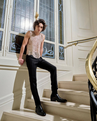Timothée Chalamet by Julian Ungano for &#039;Wonka&#039; Paris Premiere 12/01/2023