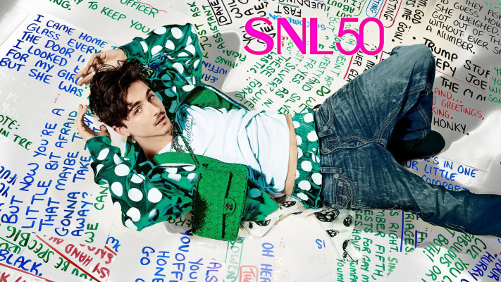 Timothée Chalamet by Mary Ellen Matthews for SNL, EP 50x12 (NY, January 2025)