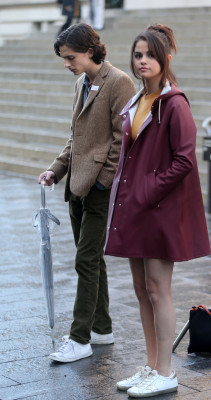Timothée Chalamet - A Rainy Day in New York (2019) On Set in New York 10/04/2017