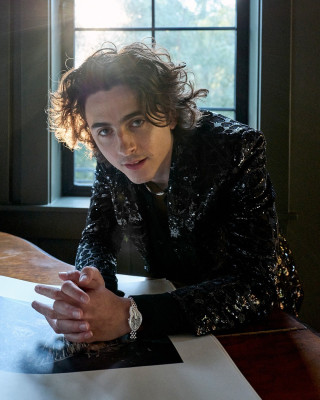 Timothée Chalamet by Julian Ungano for 81st Golden Globe Awards in BH 01/07/2024