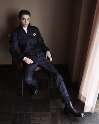 Timothée Chalamet by Julian Ungano for Vanity Fair Oscar Party in LA 02/09/2020