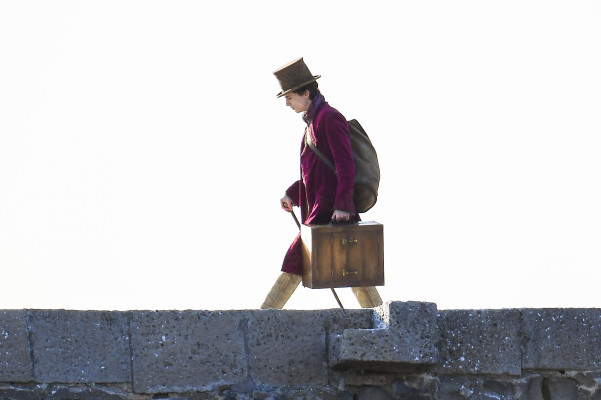Timothée Chalamet - Wonka (2023) On Set in Lyme Regis, UK 10/11/2021