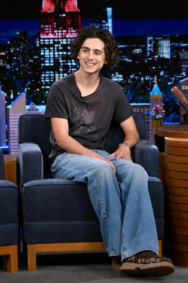 Timothée Chalamet - The Tonight Show Starring Jimmy Fallon in NY 12/12/2023 