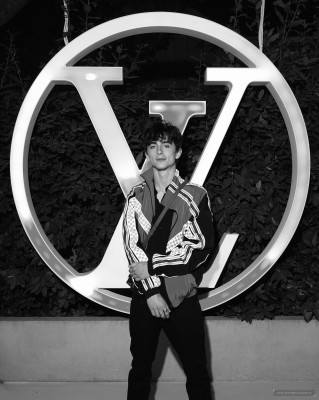 Timothée Chalamet by Greg Williams for Louis Vuitton Dinner at 74th CFF 07/13/21
