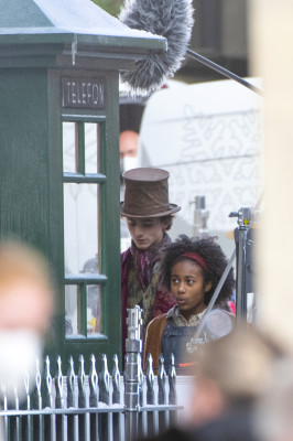Timothée Chalamet - Wonka (2023) On Set in Bath, UK 10/13/2021