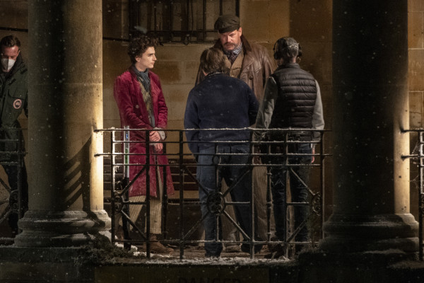 Timothée Chalamet - Wonka (2023) On Set in Bath, UK 10/13/2021