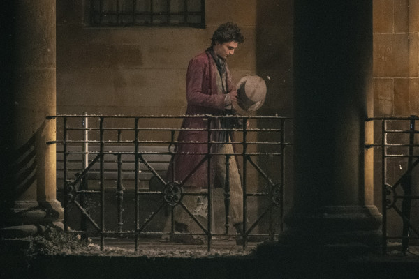 Timothée Chalamet - Wonka (2023) On Set in Bath, UK 10/13/2021