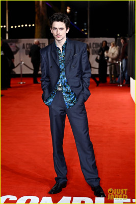 Timothée Chalamet - 'A Complete Unknown' London Premiere 01/14/2025
