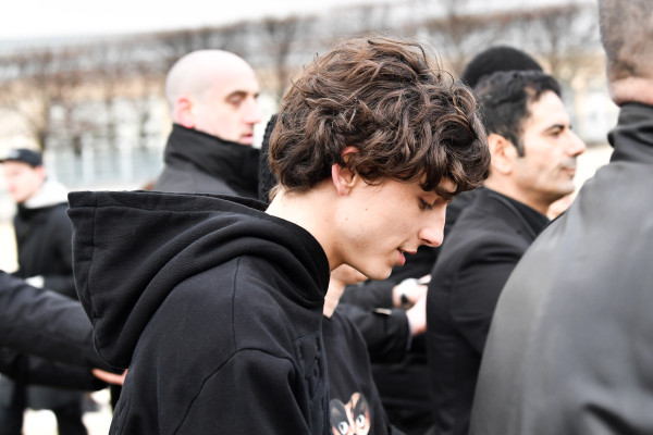 Timothée Chalamet - Louis Vuitton Menswear FW 2019 Show at PFW 01/17/2019