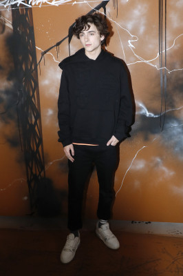 Timothée Chalamet - Louis Vuitton Menswear FW 2019 Show at PFW 01/17/2019