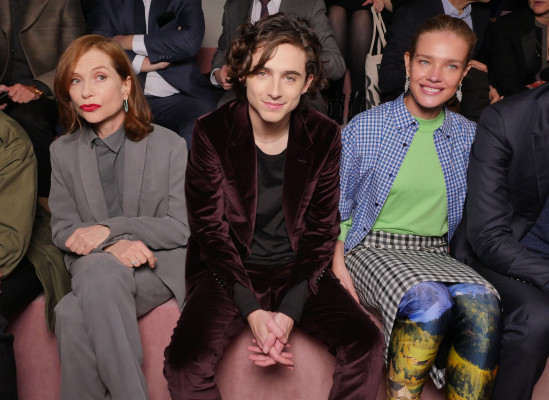 Timothée Chalamet - Berluti Menswear FW 2018/2019 Show at PFW 01/19/2018