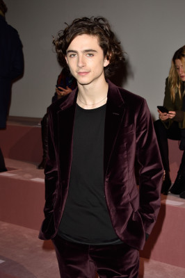 Timothée Chalamet - Berluti Menswear FW 2018/2019 Show at PFW 01/19/2018