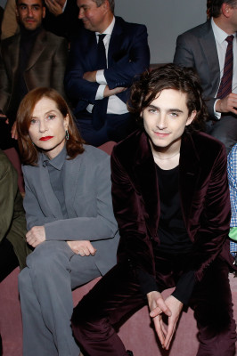 Timothée Chalamet - Berluti Menswear FW 2018/2019 Show at PFW 01/19/2018
