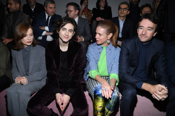 Timothée Chalamet - Berluti Menswear FW 2018/2019 Show at PFW 01/19/2018