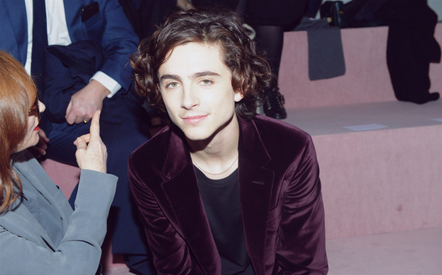Timothée Chalamet - Berluti Menswear FW 2018/2019 Show at PFW 01/19/2018