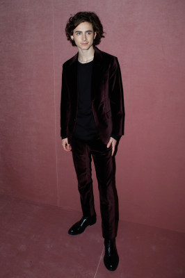 Timothée Chalamet - Berluti Menswear FW 2018/2019 Show at PFW 01/19/2018