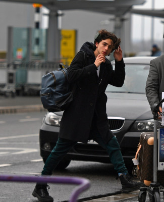 Timothée Chalamet - Heathrow Airport in London 02/19/2018