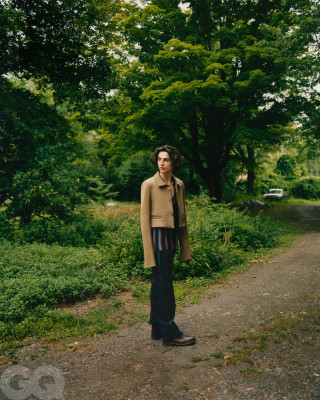Timothée Chalamet by Renell Medrano for GQ Magazine (2020)