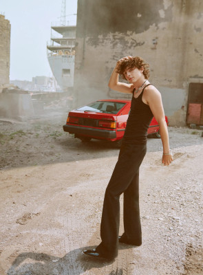 Timothée Chalamet - Cass Bird Photoshoot in Brooklyn for GQ (November 2023)