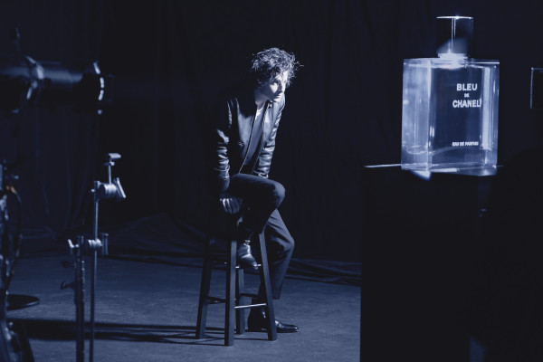 Timothée Chalamet by Mario Sorrenti for Chanel 'Bleu de Chanel' (2023)
