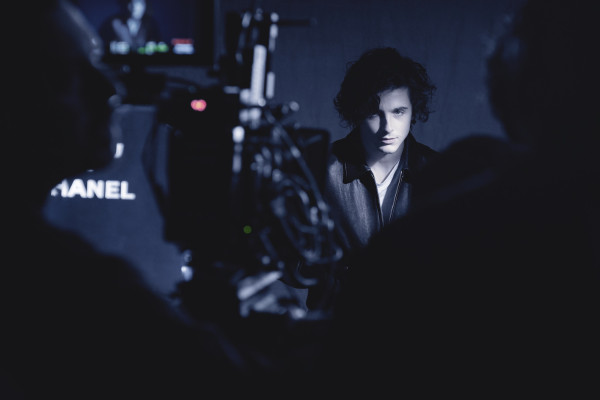 Timothée Chalamet by Mario Sorrenti for Chanel 'Bleu de Chanel' (2023)