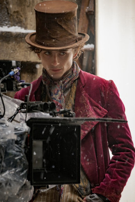 Timothée Chalamet - Wonka (2023) On Set in UK 10/10/2021