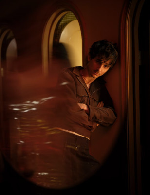 Timothée Chalamet by Greig Fraser for W Directors Issue (Bar Marmont, LA, 2025)